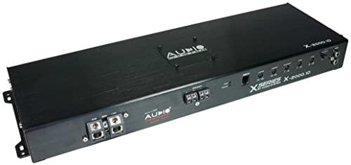 Audio System X-2000.1 D Digitaler 1-Kanal Mono Verstärker 2000 Watt RMS mit Basspegel Fernbedienung