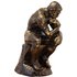 zeitzone Edle Skulptur Der Denker Figur nach Auguste Rodin Eisen Replik 26cm