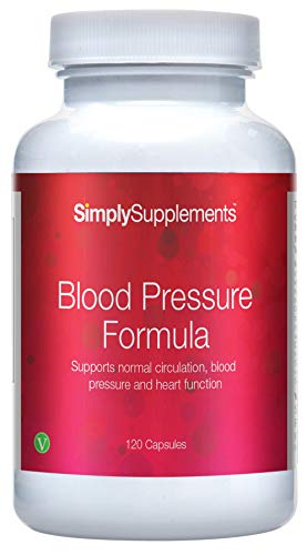 Blutdruck Formulation - 120 Kapseln - geeignet für Veganer - Versorgung für 2 Monate - SimplySupplements