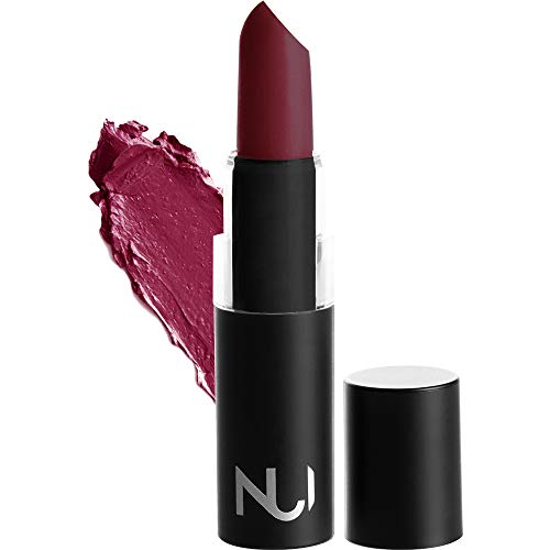 NUI Cosmetics Naturkosmetik vegan natürlich glutenfrei Make Up - Natural Lipstick TEMPORA Lippenstift mit rotem Merlot Farbton