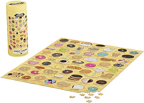 Ridley's Games JIG043 Lovers Jigsaw Puzzle mit Donut-Liebhabern, Mehrfarbig