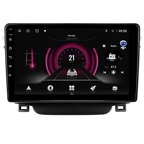 autosion Android 7.1 Cortex A9 1,6 g Auto DVD Player GPS Stereo Head Unit Navi Radio Multimedia WiFi für Hyundai i30 Elantra GT 2 Generation 2011 2012 2013 2014 2015 2016 2017 Stütze Lenkrad Kontrolle