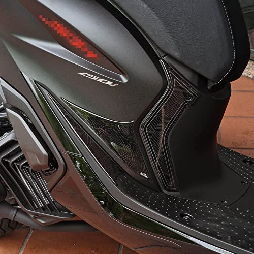 Resin Bike Motorrad-Aufkleber, kompatibel mit Honda SH 125 SH 150 2020-2023, Scooter-Schutz vor Stößen und Kratzern, 3D-Aufkleber aus Harz, kompatibel mit SH125i SH150i