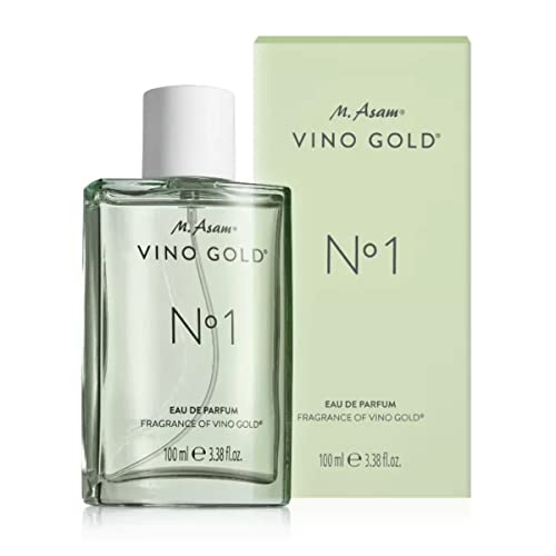 M. Asam VINO GOLD No. 1 Eau de Parfum (100 ml) – erfrischendes Parfüm mit zitrisch, blumigen Duft, mit Komponenten aus Grapefruit, grünem Tee & Zedernholz, schenkt pure Lebensfreude, unisex, vegan