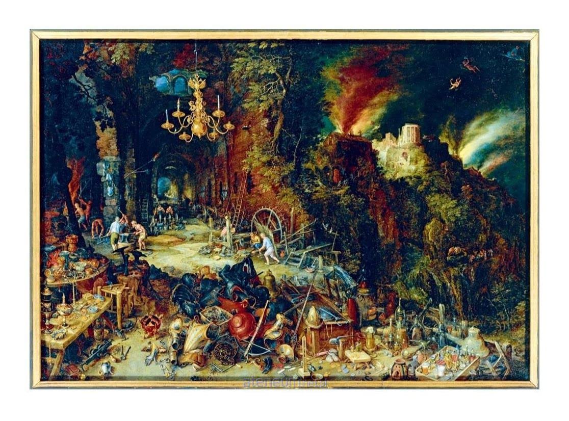 Puzzle 1000 Teile – Jan Brueghel The Elder – Allegory of Fire 1608