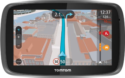 TomTom Go 600 Speak & Go Auto-Navigation (15 cm (6 Zoll) Touchscreen, micro-SD Kartenslot) schwarz