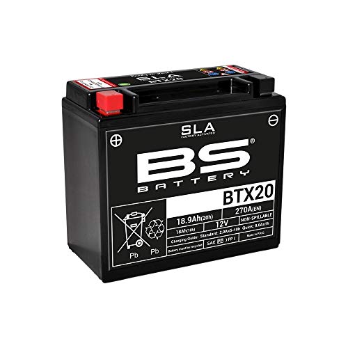 BS Battery Akku BTX20 SLA ohne Wartung aktiviert, Fabrik