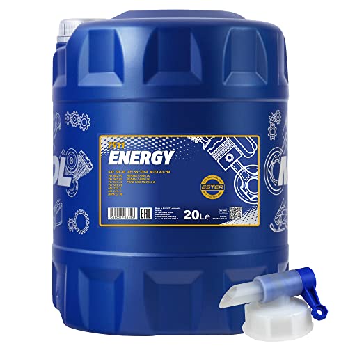 20 Liter MANNOL Motoröl Energy 5W-30 API SL/CF Engine Oil Öl inkl. Auslaufhahn