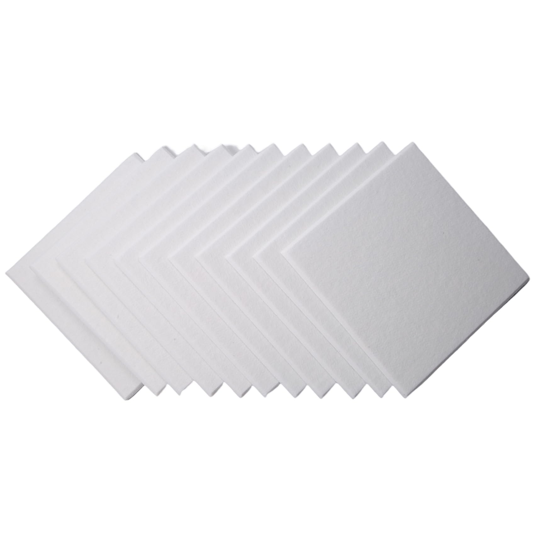 Jikoiuty Akustik Platten Weiß 12 Stück Abgeschrägte mit Hoher Dichte für Wand Dekoration und Akustik Behandlung