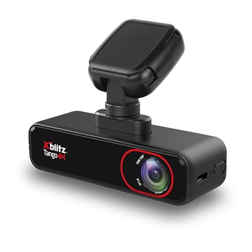 Xblitz® Videorecorder Tango 4K - Autofokamera 4K - 170 Grad Winkel - Bewegungserkennung - G-Sensor - WiFi - USB-C