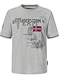 Jan Vanderstorm Herren T-Shirt Sölve hellgrau L - 52/54