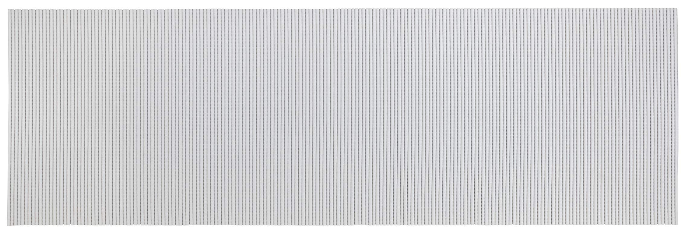 WENKO Weichschaummatte Weiß, rutschfeste Bodenmatte, vielseitig nutzbar als pflegeleichter Duschvorleger & schmutzabweisender Küchenläufer, hygienisch, atmungsaktiv, zuschneidbar, 65 x 200 cm