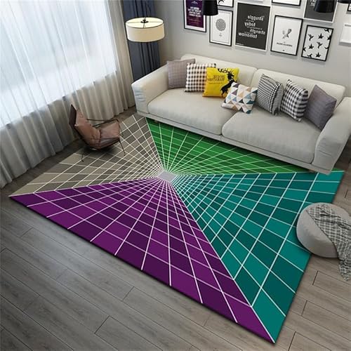 3D visuelle Effekte Teppich Fußmatten optische Täuschung Bereich Teppich rutschfeste waschbare Teppiche für Innenbereich Flur Haus Wohnzimmerdekor