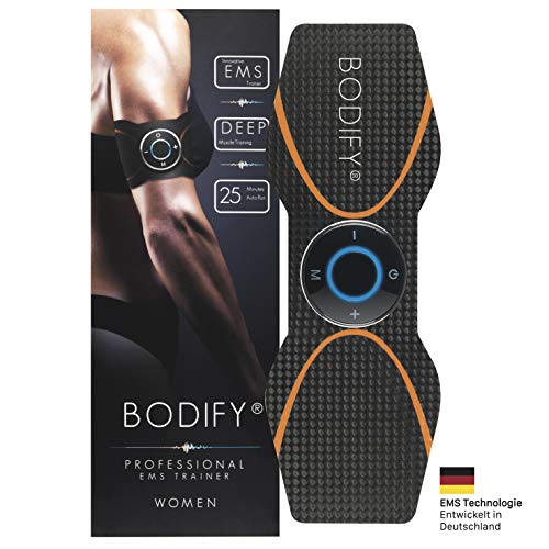 Bodify® EMS Trainingsgerät zur gezielten Stimulation der Arm & Bein Muskulatur! - Muskelaufbau - EMS Trainer - Elektro Stimulationsgerät Muskeln - EMS Fitness Training DAS ORIGINAL