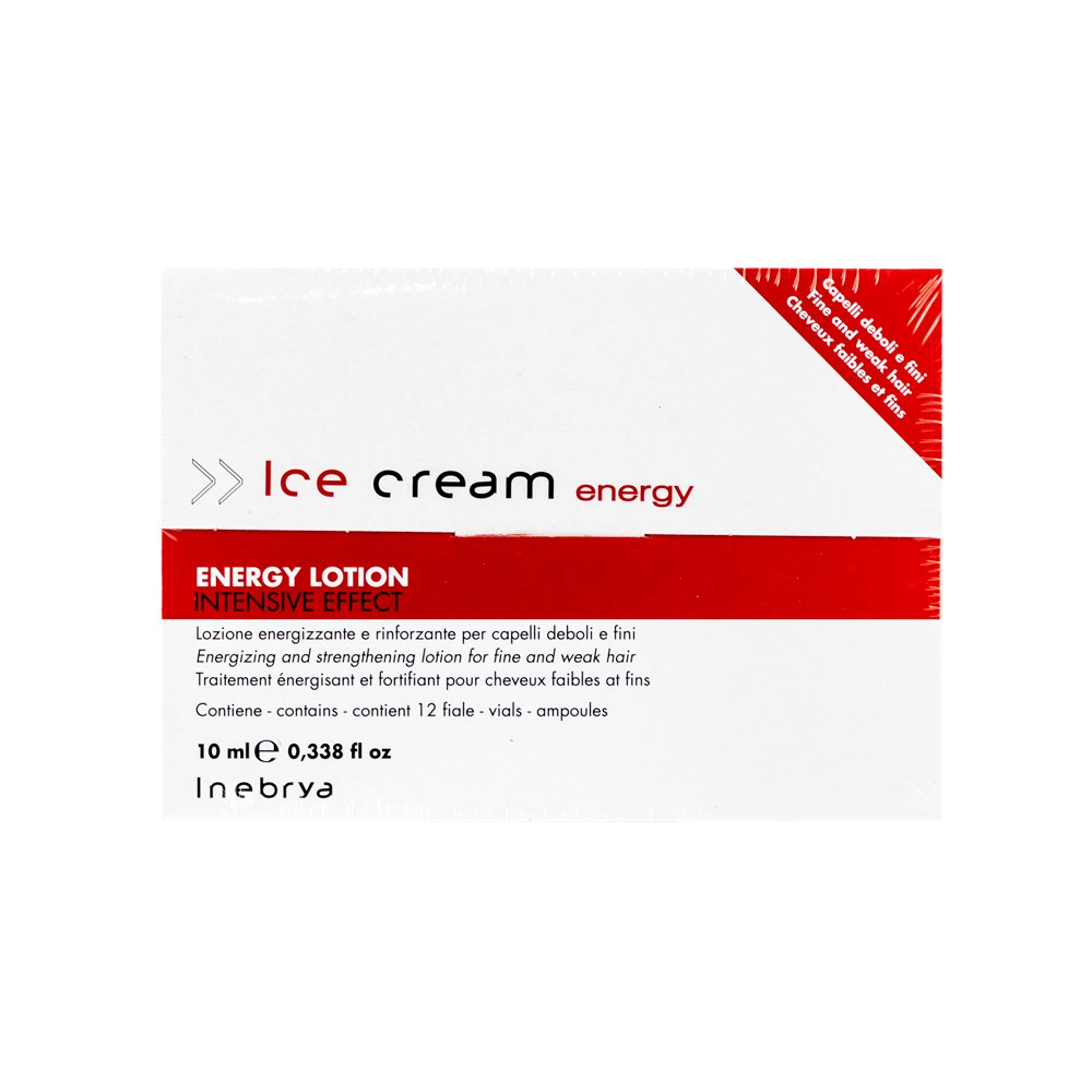 Inebrya Ice Cream - Energy Lotion 12 x 10 ml.