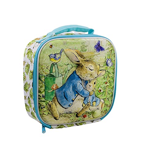 STOR LINE Stor Peter Rabbit 3D Rechteckige isolierte Lunchbox Tasche für Jungen und Mädchen, perfekte Größe zum Verpacken von heißen oder kalten Snacks für Schule und Reisen, BPA-frei