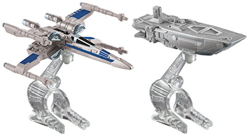 Hot Wheels Star Wars: The Force Awakens First Order Transporter vs. X-Wing Fighter Starship 2er Pack by