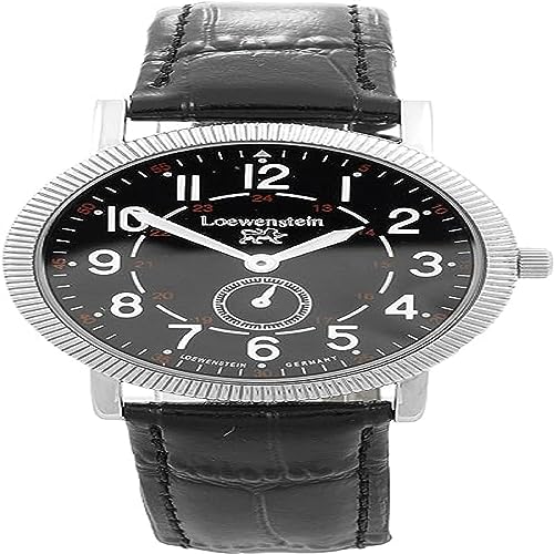 Löwenstein Unisex Analog Automatik Uhr mit Edelstahl Armband LO-T23168-194-SW