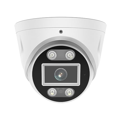 Foscam IP-Kamera T5EP PoE mit 5 Megapixel, Audio, Beleuchtung/Alarm, Weiß