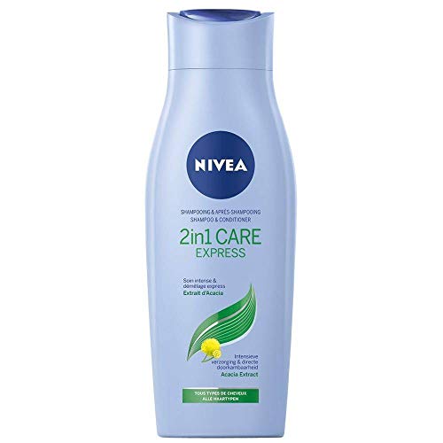 6 x NIVEA"2in1 Care Express" Shampoo + Spülung für alle Haartypen - 250ml