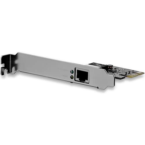 StarTech.com PCI Express Gigabit Ethernet Netzwerkkarte, PCIe Server NIC Netzwerkadapter 10 / 100 / 1000 Mbit/s, Full/Low Profile
