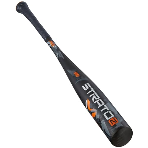 Axe Unisex-Erwachsene Strato 2 BBCOR Baseballschläger, Marineblau/Orange, 33" / 30 oz