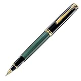 Pelikan Tintenroller ´Souverän 400´, schwarz grün 985424