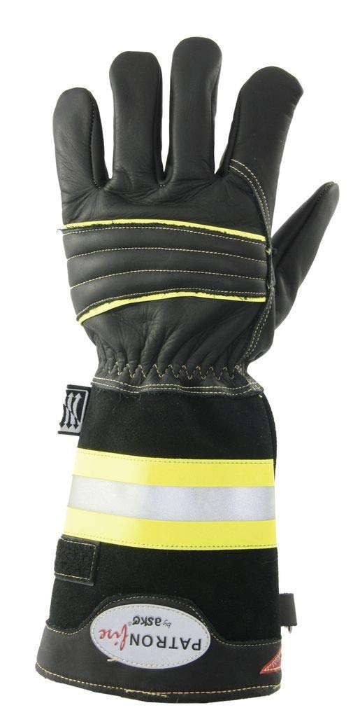 ASKÖ Feuerwehrhandschuh Patron nach EN 659:1996 CATII - Feuerwehr Handschuh zur normalen Brandbekämpfung, Bergung und Rettung. (7 (S))