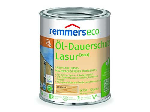REMMERS ECO OEL-DAUERSCHUTZ-LASUR - 0.75 LTR (FARBLOS)