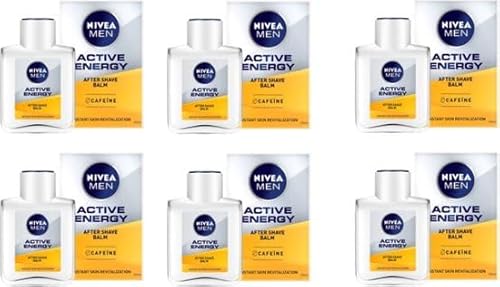 6er Pack - Nivea Men revitalisierendes After Shave Balsam - Active Energy - 100ml