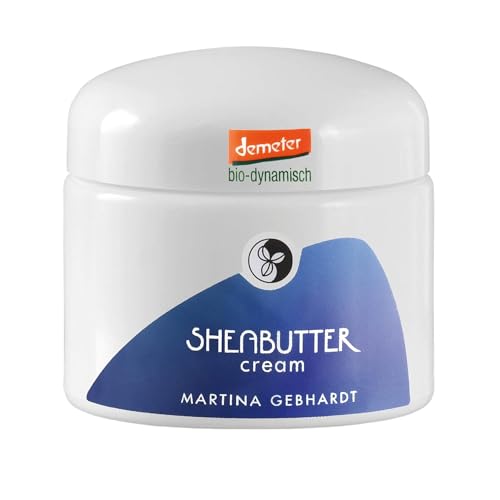 Martina Gebhardt Naturkosmetik | Demeter | Sheabutter Cream | Für sensible & irritierte Haut | Feuchtigkeitsspendend und nährend | 5 x 50 ml