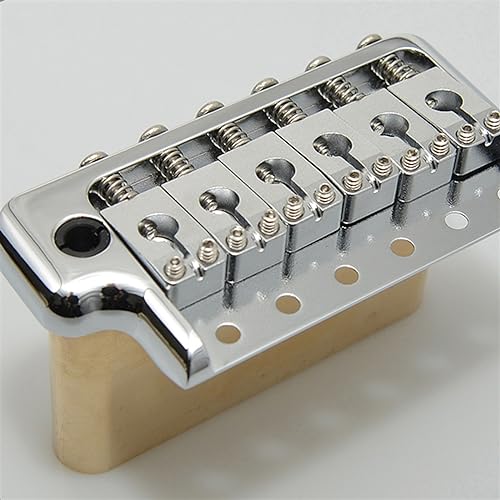 Gitarrenbrücke Ersatzteile Bearbeitete Ultra 52,5 Mm Messing-Gitarren-Tremolo-Brücke Mit 6 Schrauben