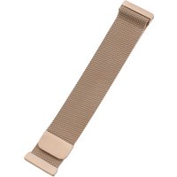 Peter Jäckel Armband für Fitbit Versa/Versa Lite/Versa 2 Edelstahl Milanaise Rose Gold