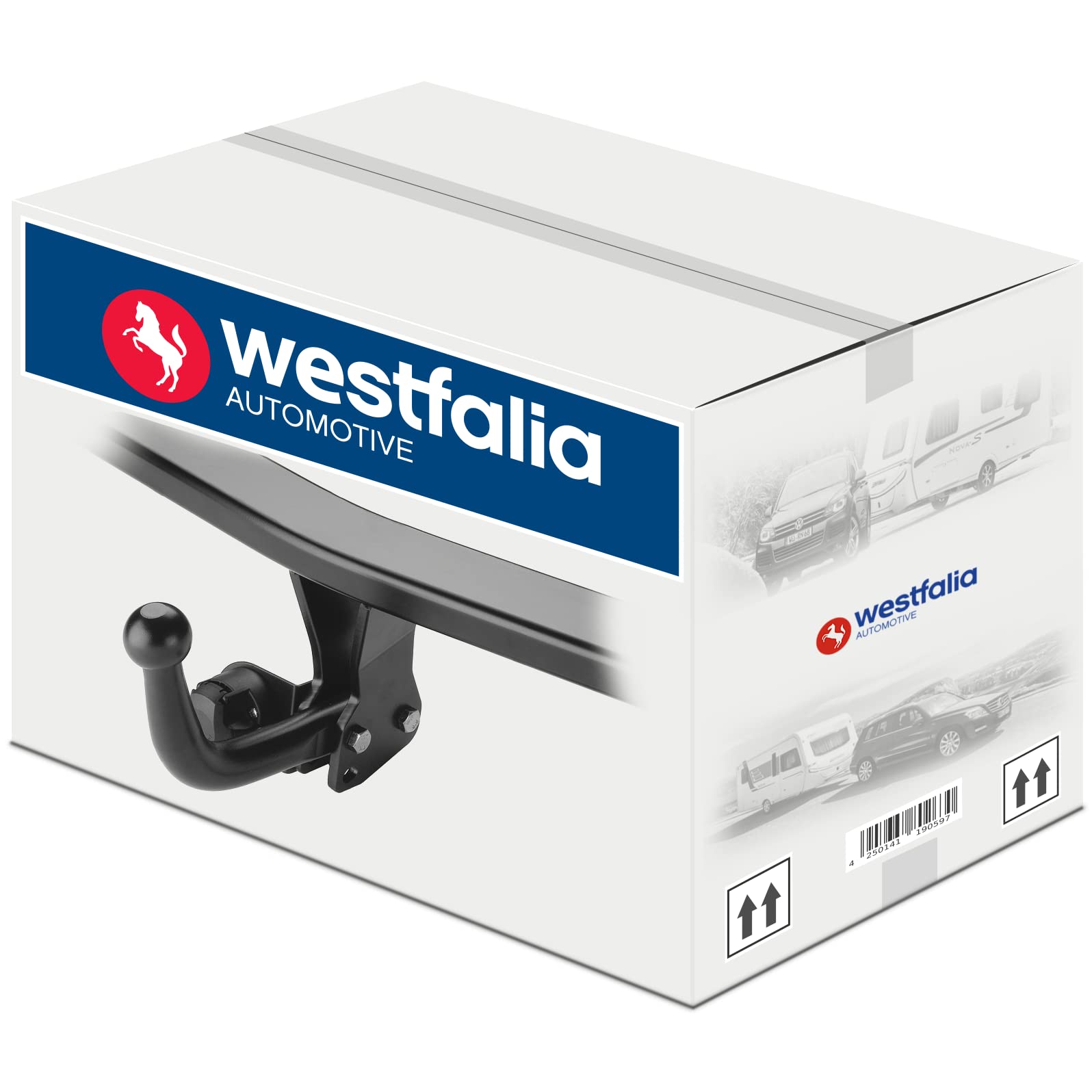 Westfalia starr AHK Anhängerkupplung für Skoda Yeti 5L 08/2009-12/2017 mit universell Elektrosatz 7-polig