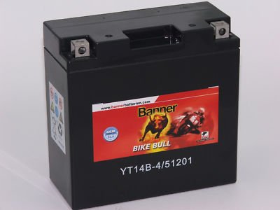Banner Motorrad Batterie SLA 51201 YT14B-4 12V 12Ah