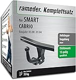 Rameder Set, Anhängerkupplung starr + 13pol Elektrik kompatibel für SMART Cabrio (117824-00872-2)