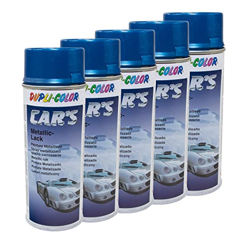 Lackspray Spraydose Sprühlack Cars Dupli Color 706837 blau azurblau metallic 5 X 400 ml