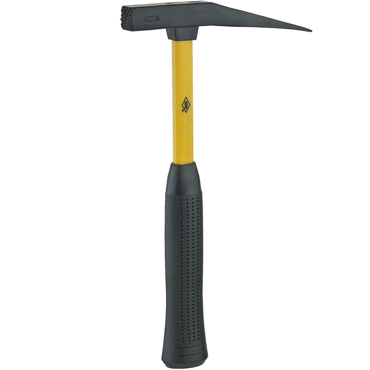 Spitzhammer für Dachdecker; runder Stiel mit zwei starken, geschmiedeten Federn oder mit Fiberglasstiel mit Fiberglasstiel