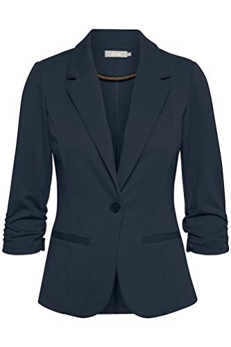 fransa Damen Jacke Blazer 20604689, Größe:XL, Farbe:Dark Peacoat (60468)