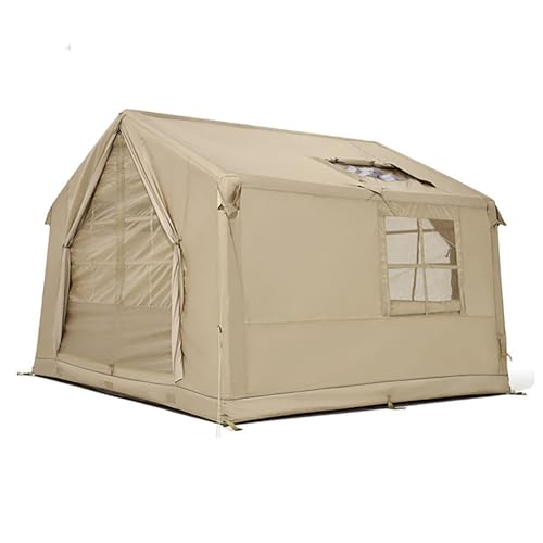 7㎡ Großes aufblasbares Zelt, regensicheres und verdicktes Wind- und sonnensicheres Haus für Outdoor-Camping über Nacht