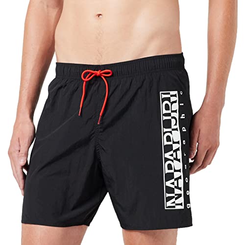 Napapijri Herren V-Box Schwimmhose, Black 041, XL