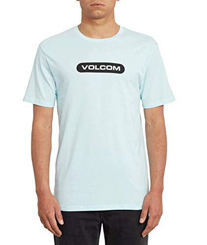 Volcom Herren New Euro BSC SS T-Shirt, Resin Blue, XS
