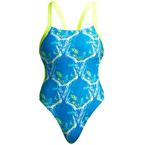 Funkita Damen Badeanzug Schwimmanzug Brace Free Thirsty Cow FKS020L02340, Größe:34