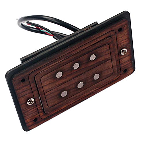 3 String Cigar Box Guitar Pickup mit Palisander Rahmen Cigar Box Guitar Parts