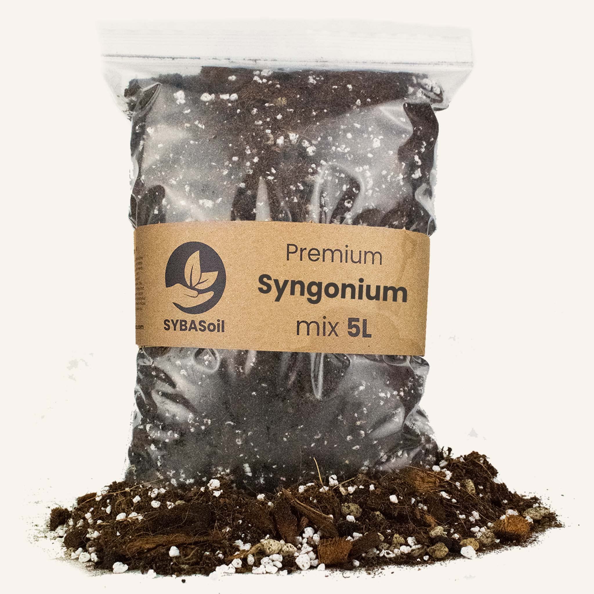 Premium SYBASoil Syngonium Erde 15 Liter - Zimmerpflanzen, Cocos Substrat