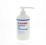 GEHWOL Emulsion zur Fußmassage Fusspflegelotion, Fusspilzschutz, 500 ml mit Spender