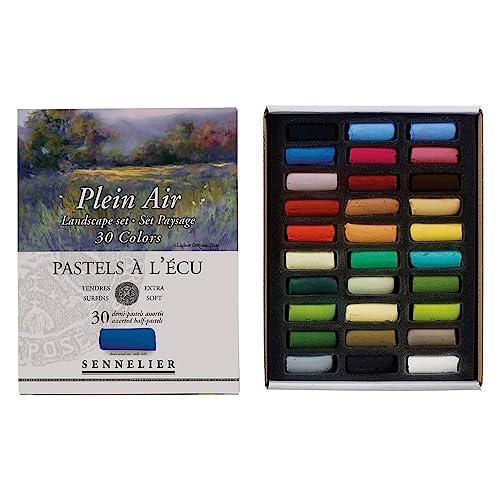 Savoir-Faire Sennelier Soft Pastels Half Stick Set 30/Pkg-Landscape