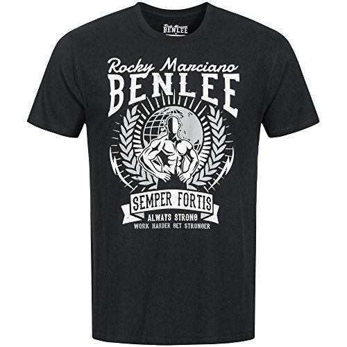 BENLEE Rocky Marciano Herren Lucius T-Shirt, Black, XL