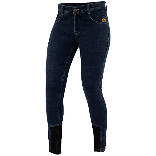 Trilobite Damen Motorradhose Jeans Allshape Daring Fit L32, Blau, 32, 2063-Daring