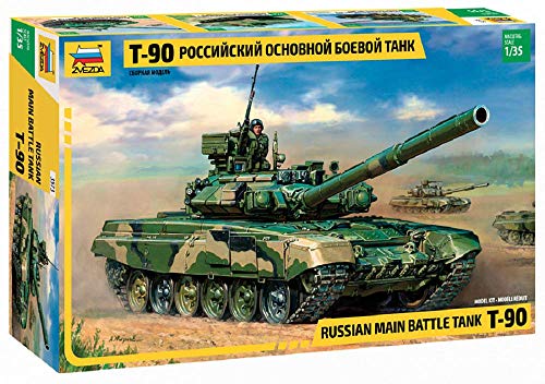 Zvezda 500783573 - 1:35 Modelle Russischer Kampfpanzer T-90